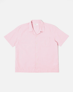 UNIVERSAL WORKS ROAD SHIRT IN PINK ORGANIC OXFORD 