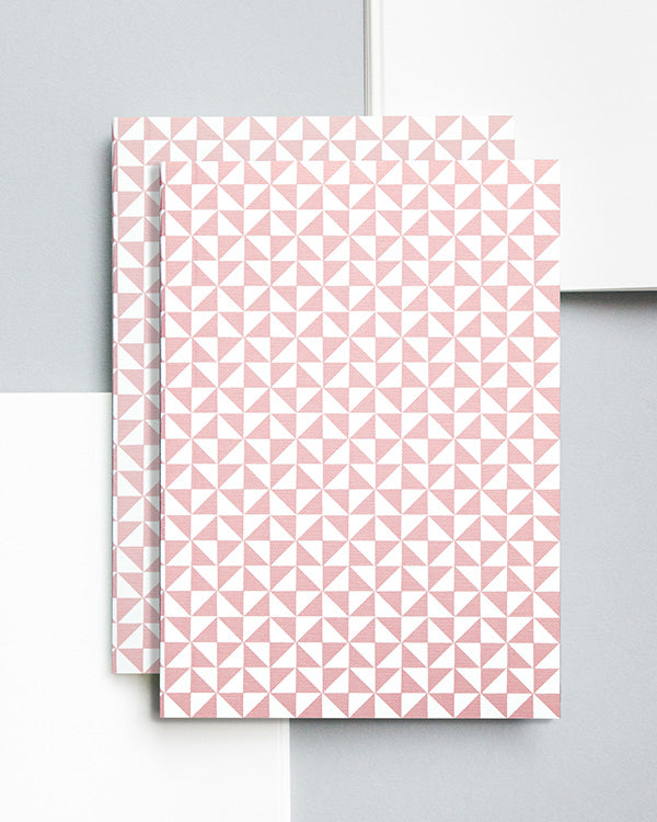 OLA LAYFLAT PINK A5 NOTEBOOK WITH BLANK PAGES