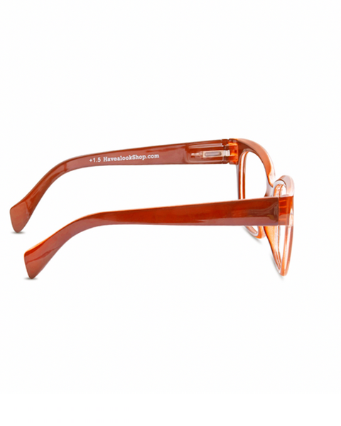 Affaires Orange Reading Glasses For Men & Women Innovative Scratch