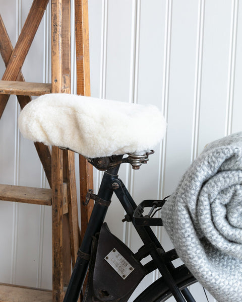 Sheepskin bike seat covers online