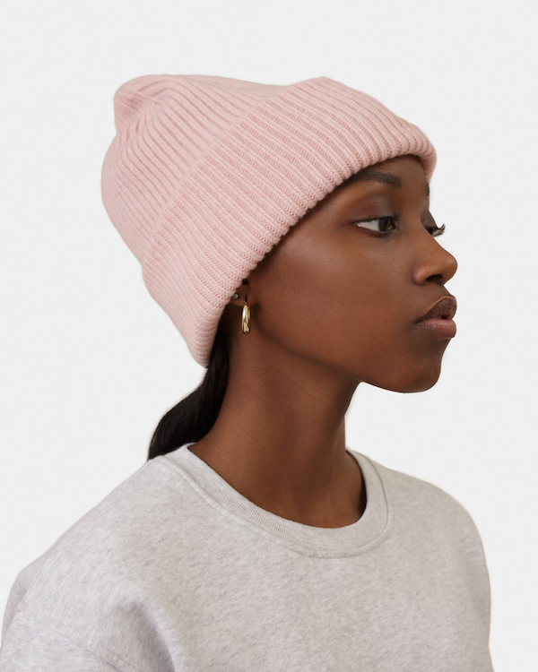 Pink wool hat hotsell