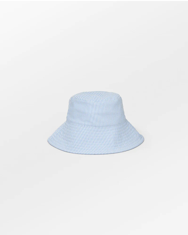 Becksondergaard striba bucket hat blue & white