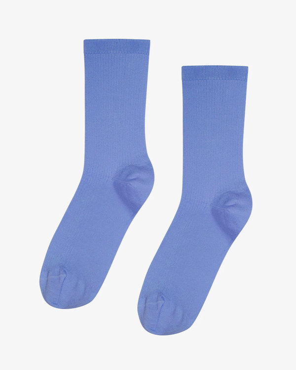 Colorful Standard Womens organic cotton socks sky blue
