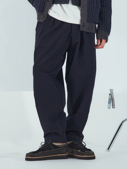 Universal works pleated corduroy track pant on sale