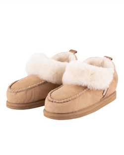 SHEPHERD ALBINA CAMEL SHEEPSKIN SLIPPERS