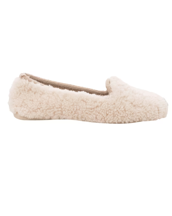 SHEPHERD ENGLA SHEEPSKIN BALLET SLIPPERS Barkened