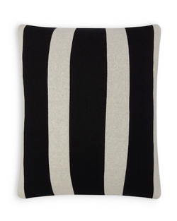 SOPHIE HOME ENKEL CUSHION COVER IN BLACK AND WHITE STRIPE