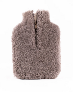 STONE SHEEPSKIN HOT WATER BOTTLE COVER