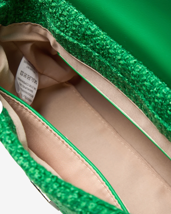 Kelly green leather handbag sale