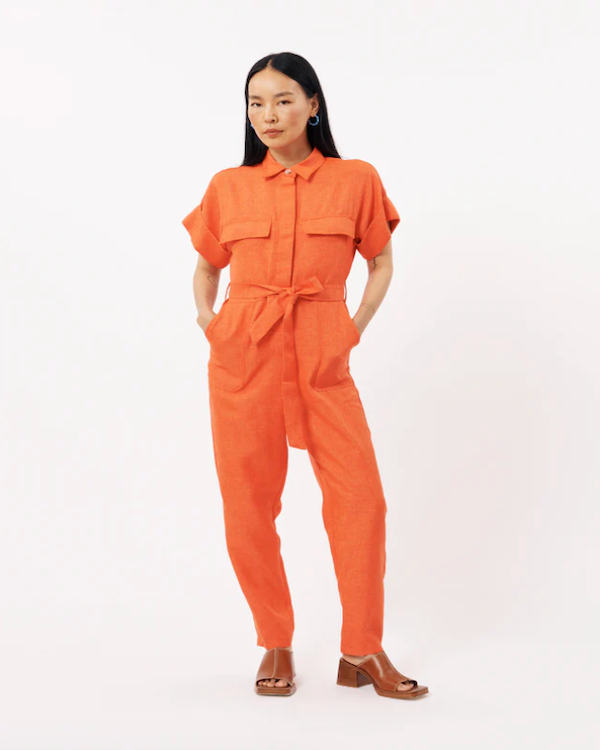 FRNCH ELFIE ORANGE JUMPSUIT