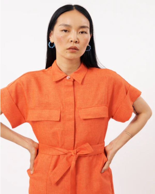 FRNCH ELFIE ORANGE JUMPSUIT