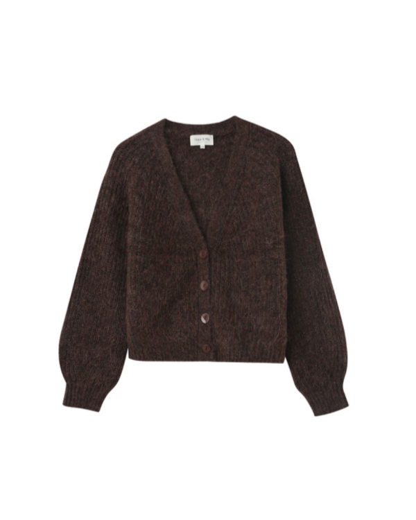 A&W Chocolate Jesus AWCJ 300 Cardigan M