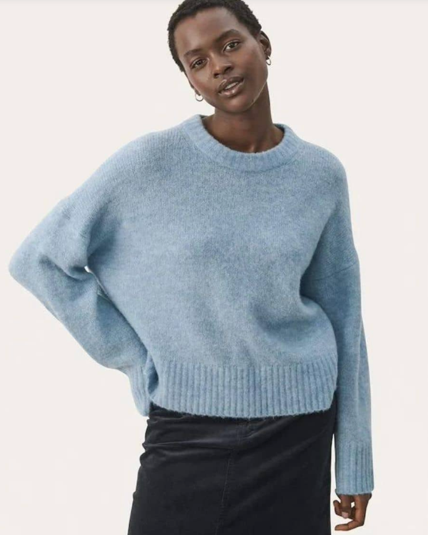 PART TWO STRIPE LULYA BLUE JUMPER