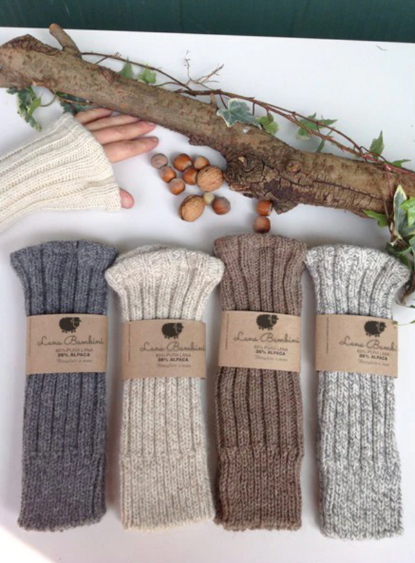 LANA BAMBINI WOOL & ALPACA HAND & WRISTWARMERS