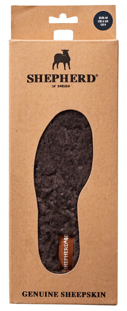 SHEPHERD OF SWEDEN SHEEPSKIN INSOLES BROWN