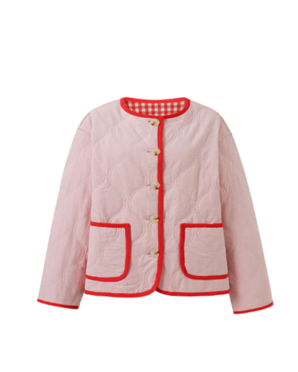 FRNCH ALEZIA REVERSIBLE GINGHAM JACKET