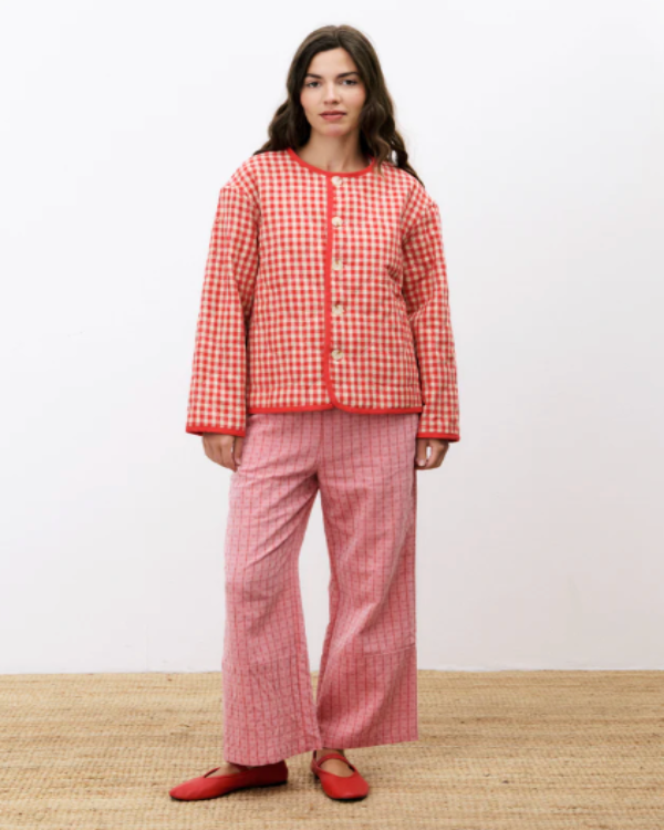 FRNCH ALEZIA REVERSIBLE GINGHAM JACKET