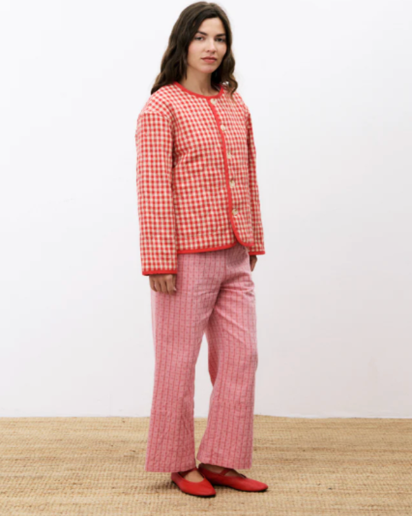 FRNCH ALEZIA REVERSIBLE GINGHAM JACKET