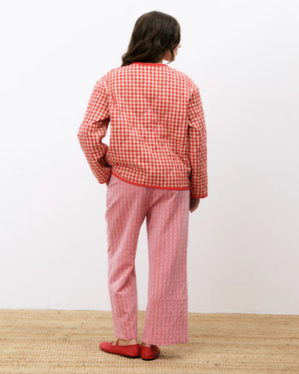 FRNCH ALEZIA REVERSIBLE GINGHAM JACKET