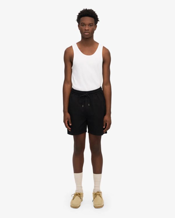 COLORFUL STANDARD MENS ORGANIC TWILL SHORTS DEEP BLACK