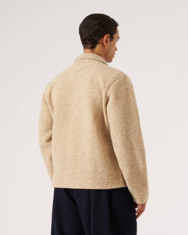 UNIVERSAL WORKS FAWN WOOL FLEECE UNIFORM JACKET