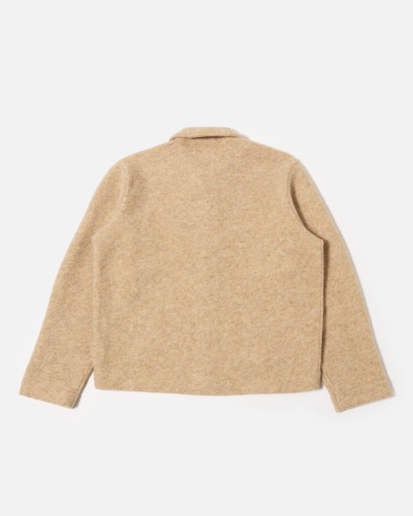 UNIVERSAL WORKS FAWN WOOL FLEECE UNIFORM JACKET