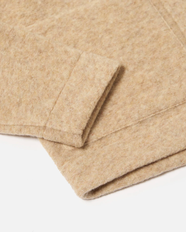 UNIVERSAL WORKS FAWN WOOL FLEECE UNIFORM JACKET