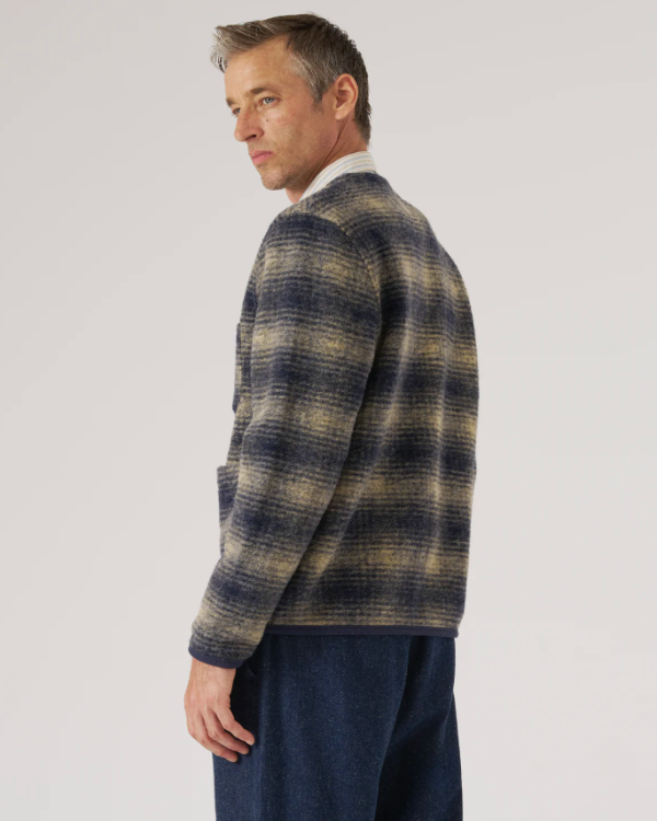 UNIVERSAL WORKS NAVY UIST CARDIGAN