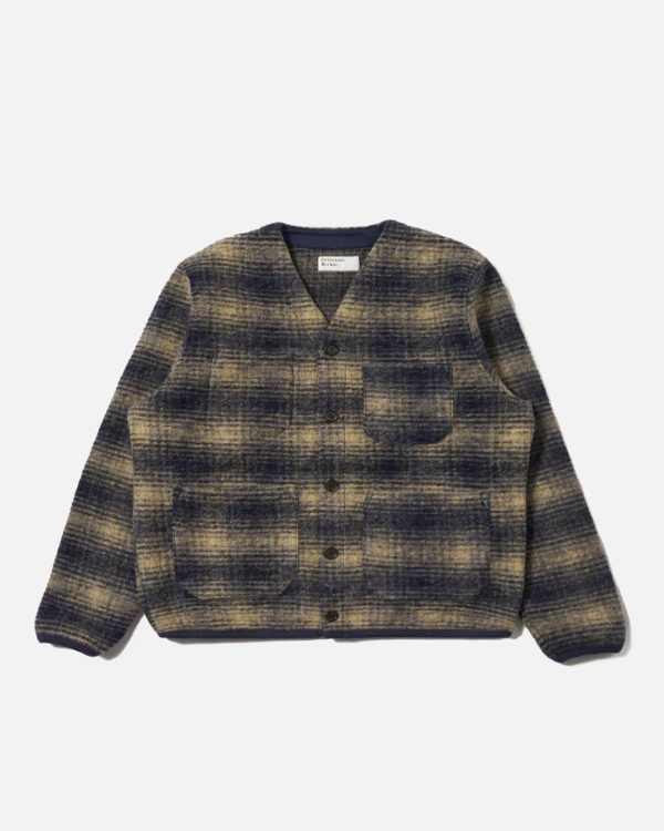 UNIVERSAL WORKS NAVY UIST CARDIGAN