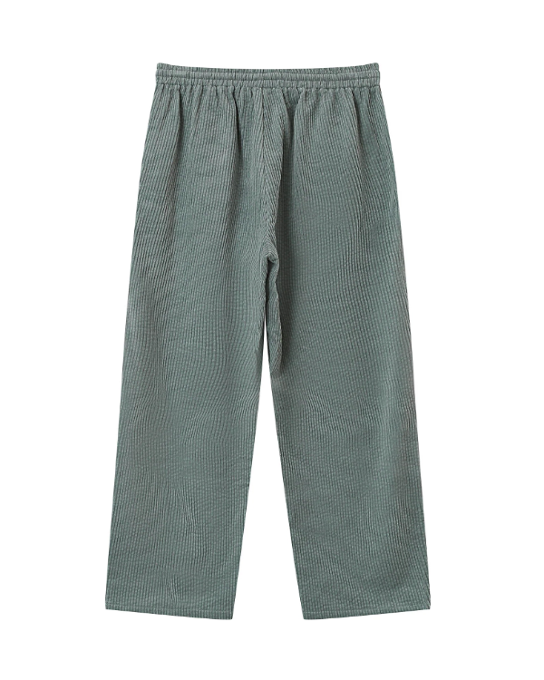 GRACE & MILA SAGE CORDUROY RELAXED FIT TROUSERS