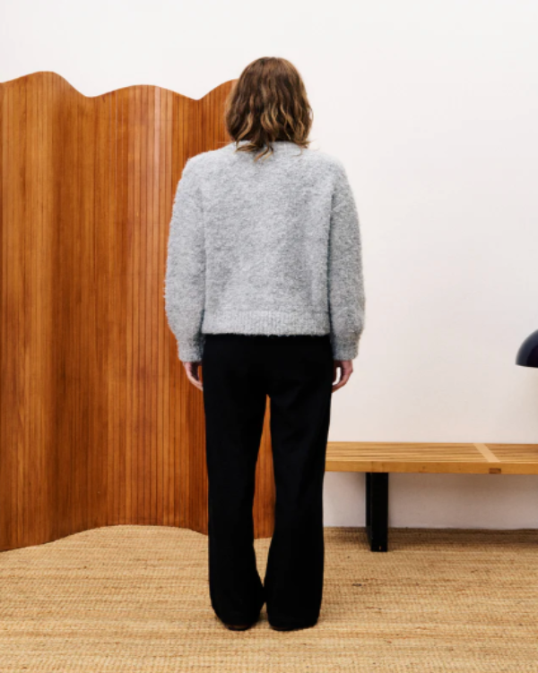 FRNCH MEGANE GREY SELKIRK CARDIGAN