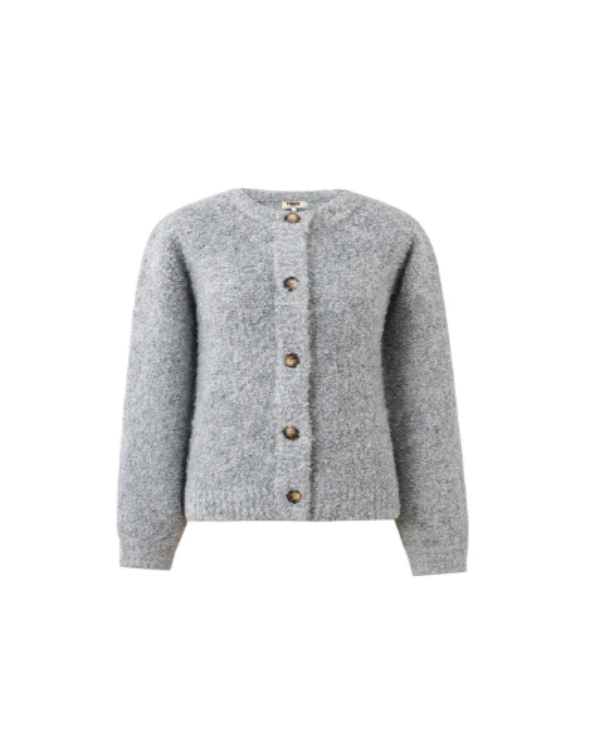 FRNCH MEGANE GREY SELKIRK CARDIGAN
