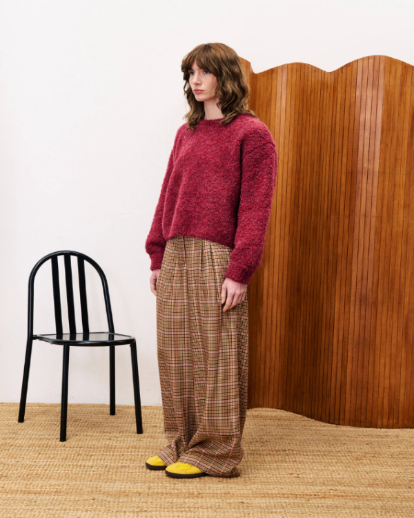 FRNCH MEGANE CAMILIA BORDEAUX SWEATER