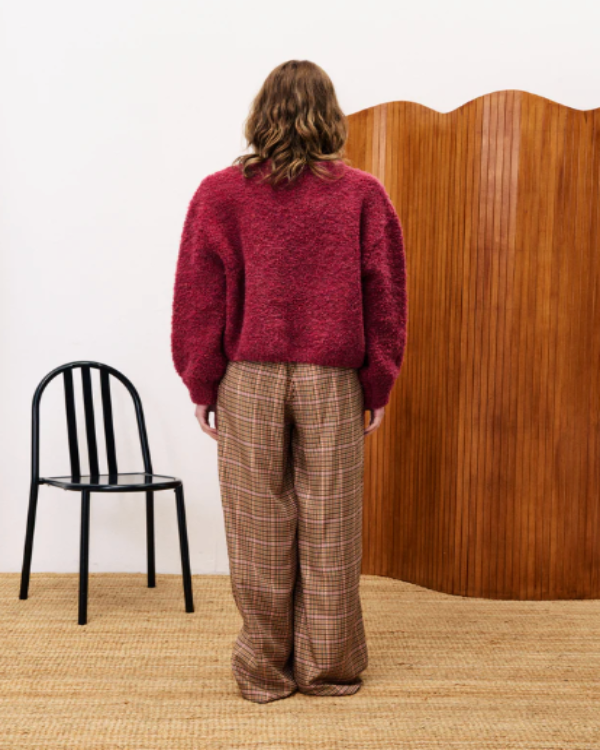FRNCH MEGANE CAMILIA BORDEAUX SWEATER