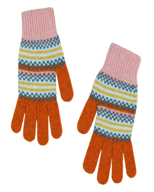 QUINTON CHADWICK PATTERNED GLOVES IN MEADOW PATCH