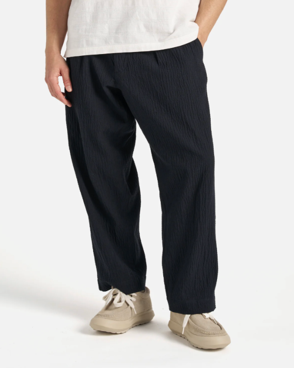 UNIVERSAL WORKS OXFORD PANT IN DARK NAVY OSPINA COTTON