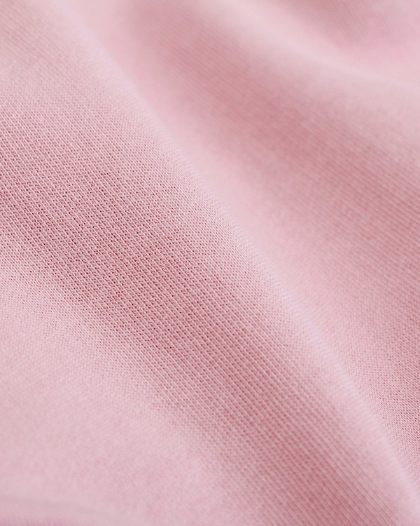 Colorful Standard Ladies Sweatshirt flamingo pink close up