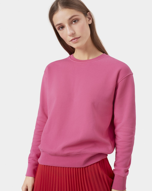 Colorful Standard Women's Sweatshirt Bubblegum Pink front