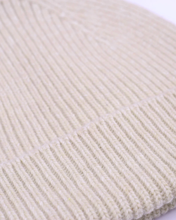 Colorful standard ivory white unisex beanie 