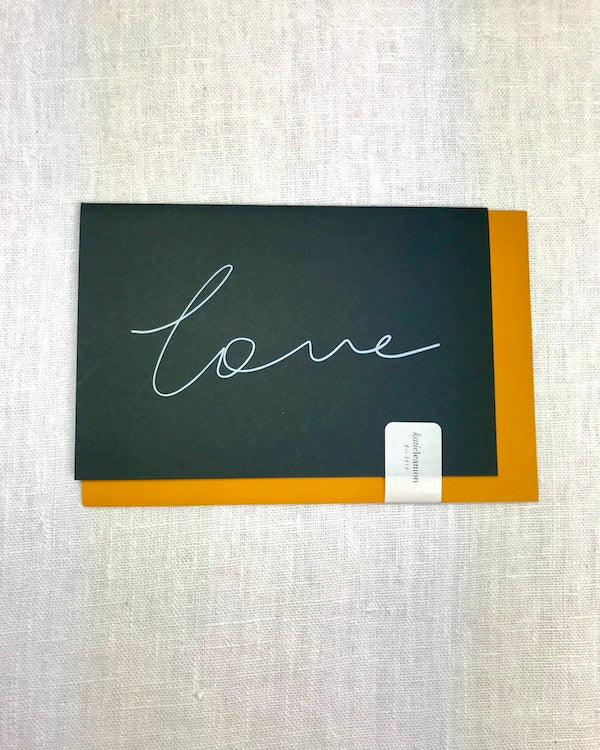 KATIE LEAMON - RECYCLED COFFEE CUP LOVE CARD