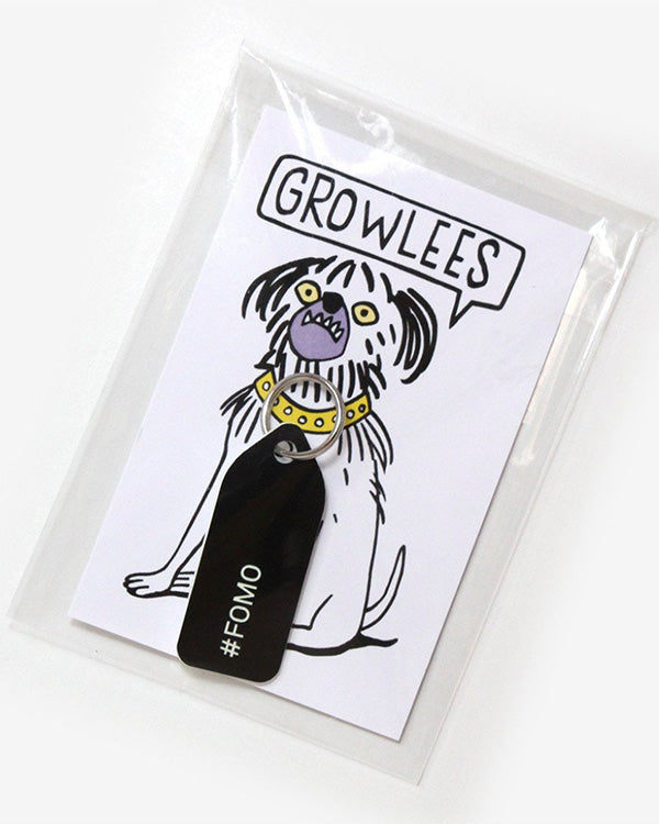 GROWLEES DOG COLLAR CHARM - #FOMO