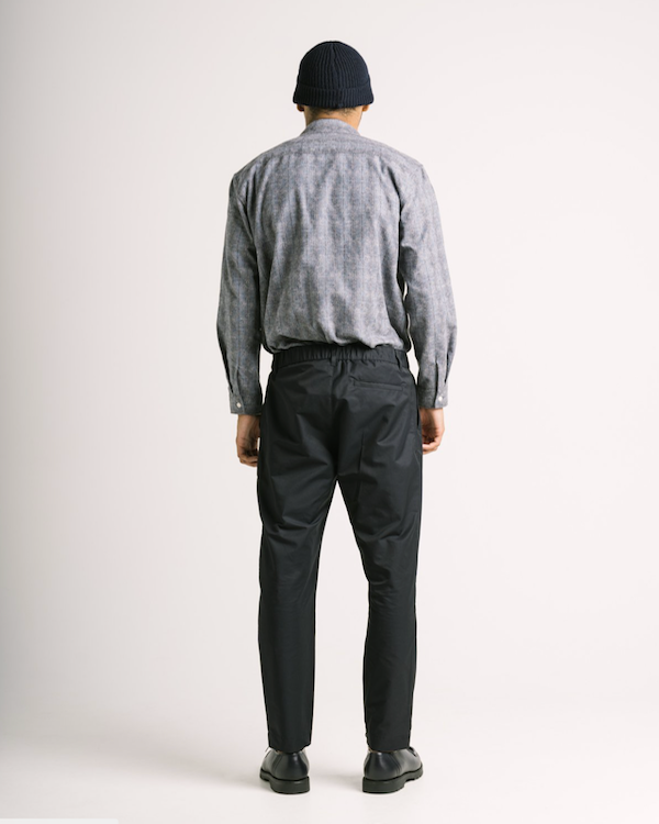 KESTIN - NAVY WATER REPELLENT TAPERED DRAWSTRING TROUSERS