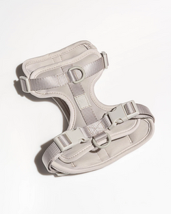 WILD ONE CUSHIONED WOVEN HARNESS LIGHT GREY