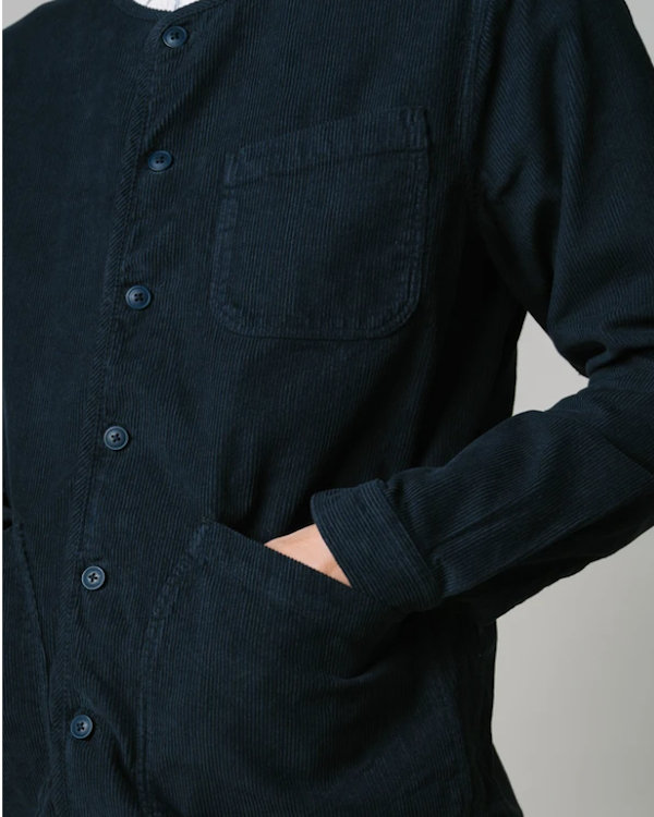 KESTIN - NEIST OVERSHIRT IN NAVY 11W COTTON CORD