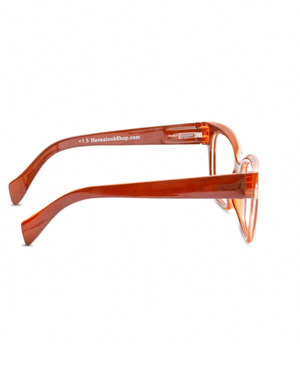 HAVE A LOOK MOOD WARM ORANGE READING GLASSES Barkened