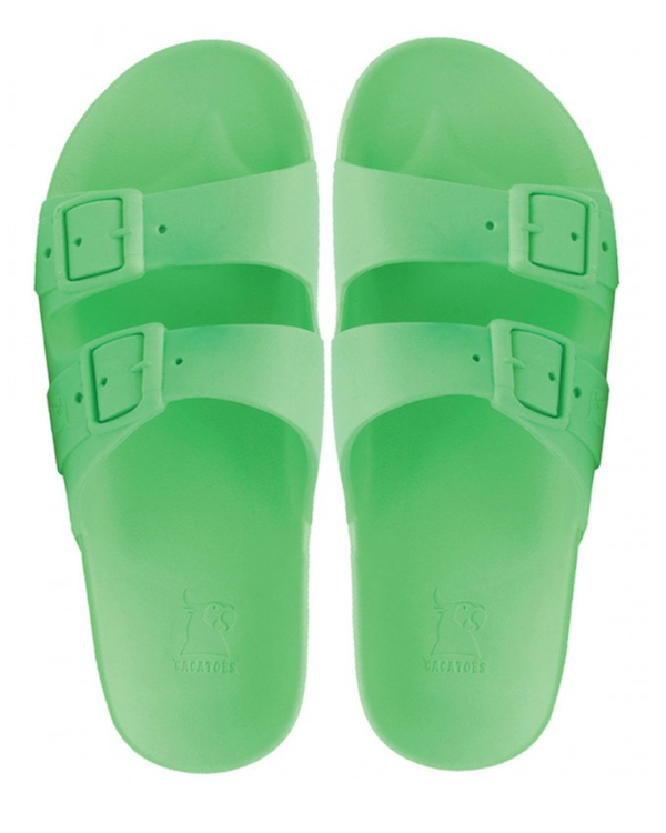 cacatoes Bahia Green Fluro sandals