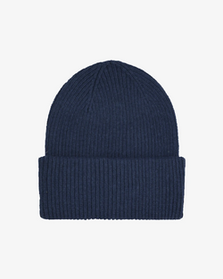 Colorful Standard Unisex Navy Blue Merino Wool Hat 