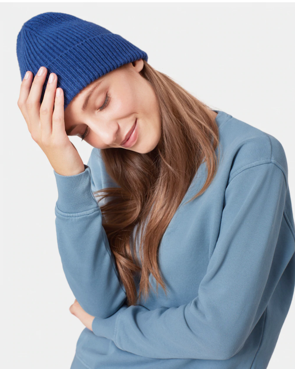 COLORFUL STANDARD UNISEX MERINO WOOL BEANIE - PACIFIC BLUE