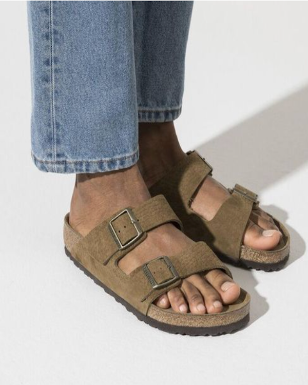 birkenstock arizona soft suede sandals