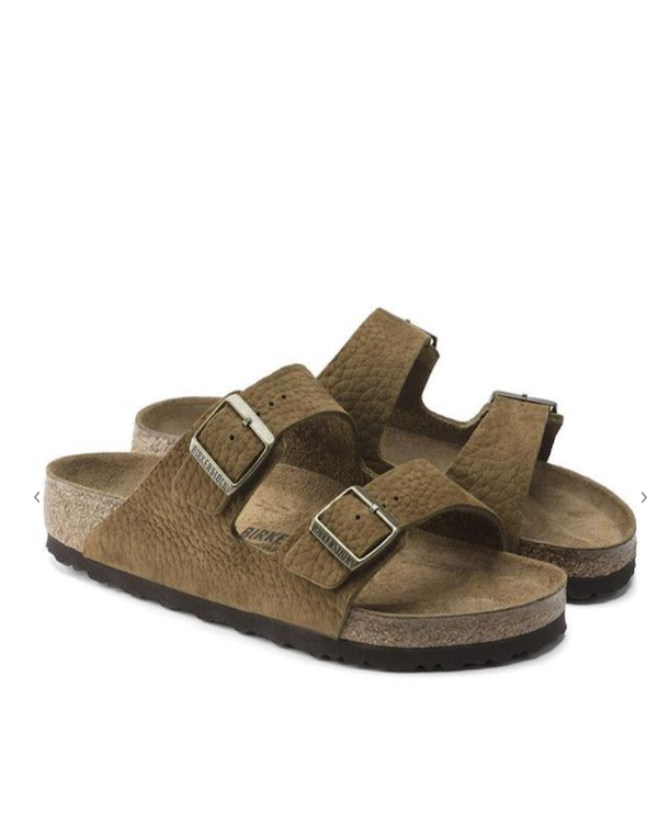 BIRKENSTOCK ARIZONA DESERT BUCK SANDALS Barkened